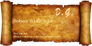 Dobos Glória névjegykártya